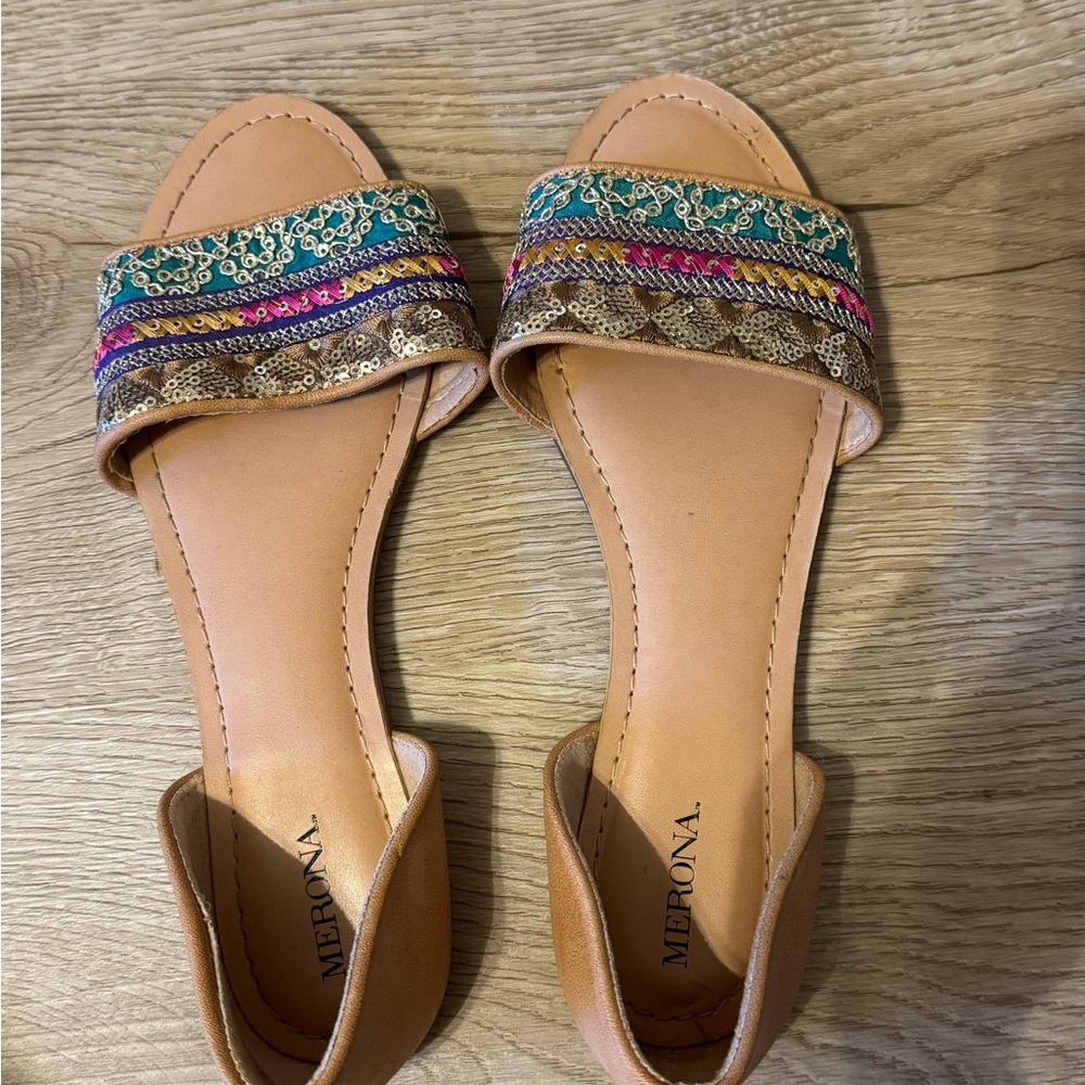 Merona Women's Sandals with Multicolor Straps